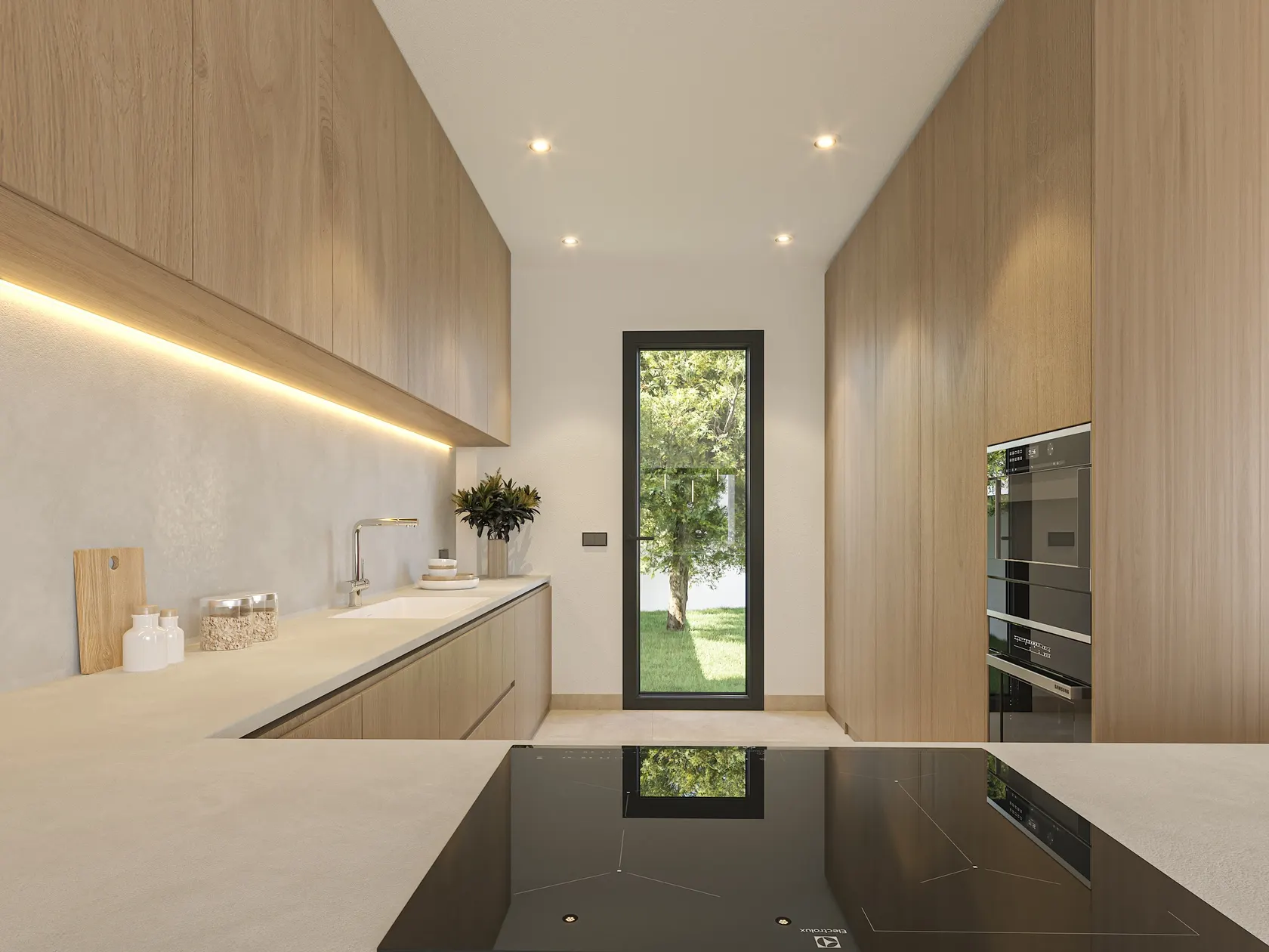 Cocina contemporánea de Los Altos de Rocafort