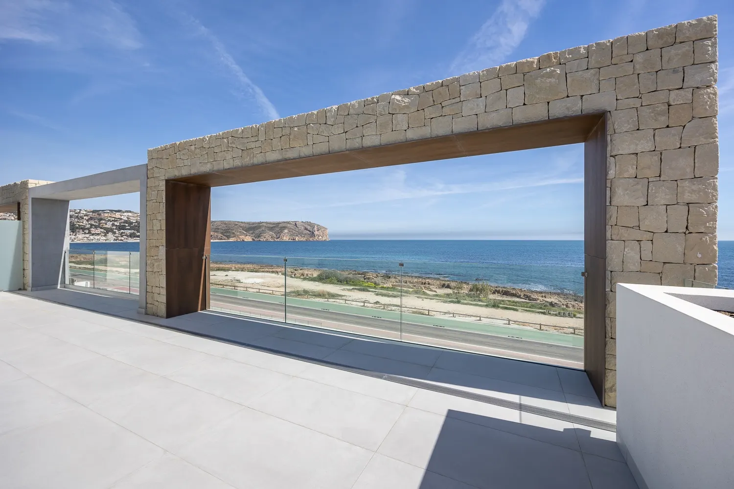 Terraza de Son de Mar con vistas al Mediterráneo